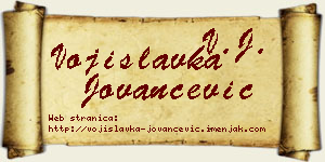Vojislavka Jovančević vizit kartica